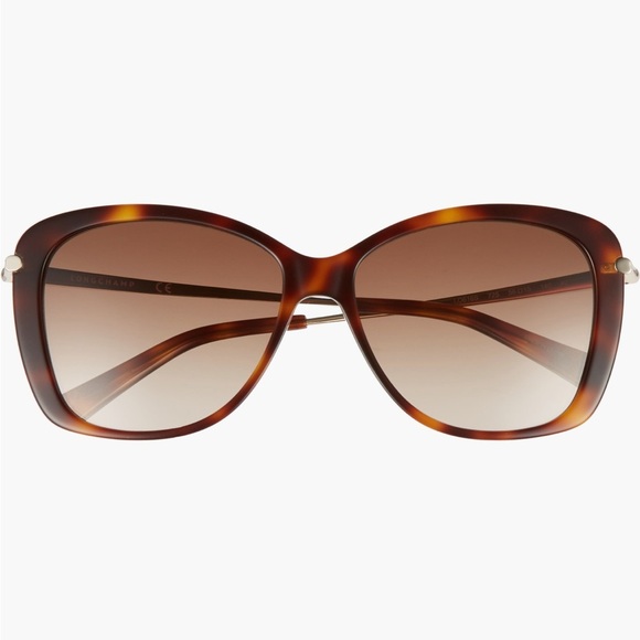 Longchamp Accessories - NWT Longchamp 56mm Gradient Lens Butterfly Sunglasses in BLONDE HAVANA